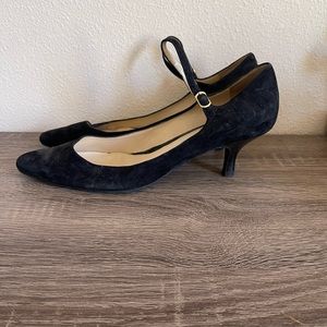 Ralph Lauren Velvet Kitten Heels